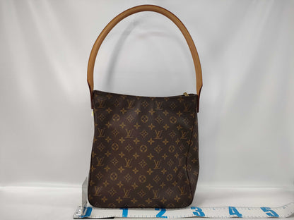 LOUIS VUITTON Monogram M51145 Looping GM Shoulder Bag