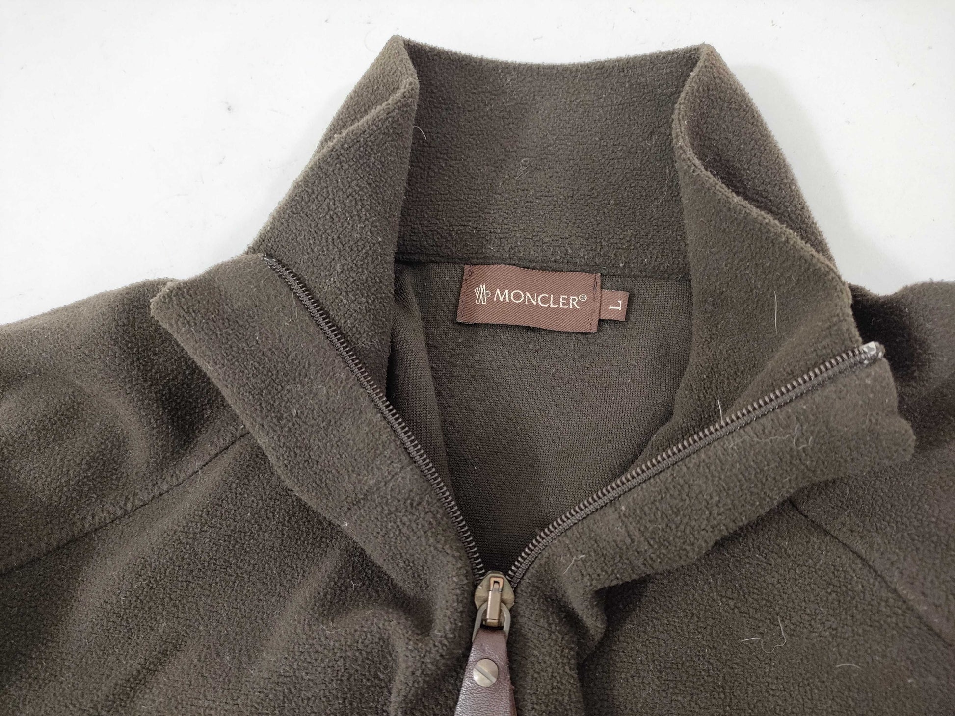 MONCLER Fleece Pull Zip Jacket