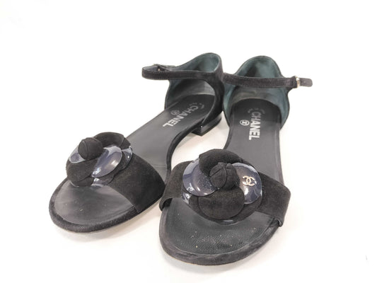 CHANEL Coco Mark/Camellia/Sandals Sandals