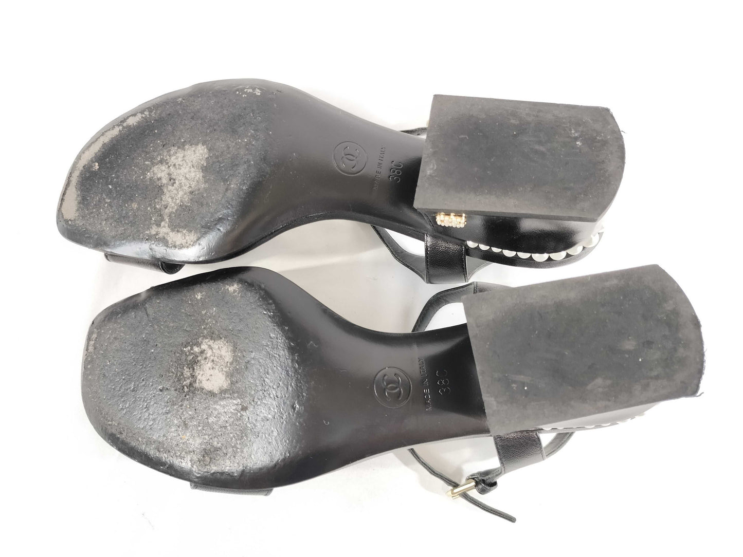 CHANEL Coco Mark/Pearl/Sandals Sandals