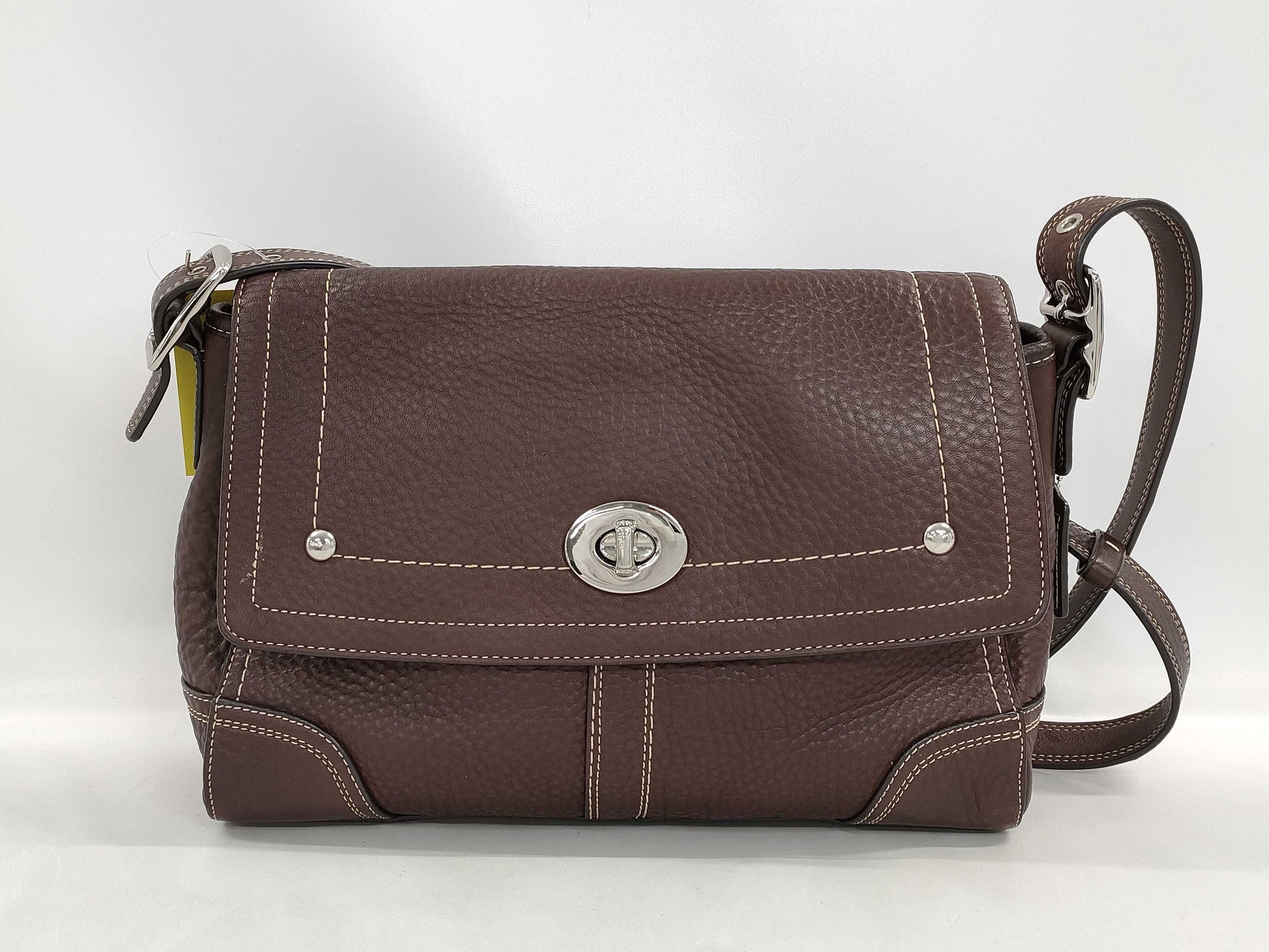 COACH leather shoulder bag