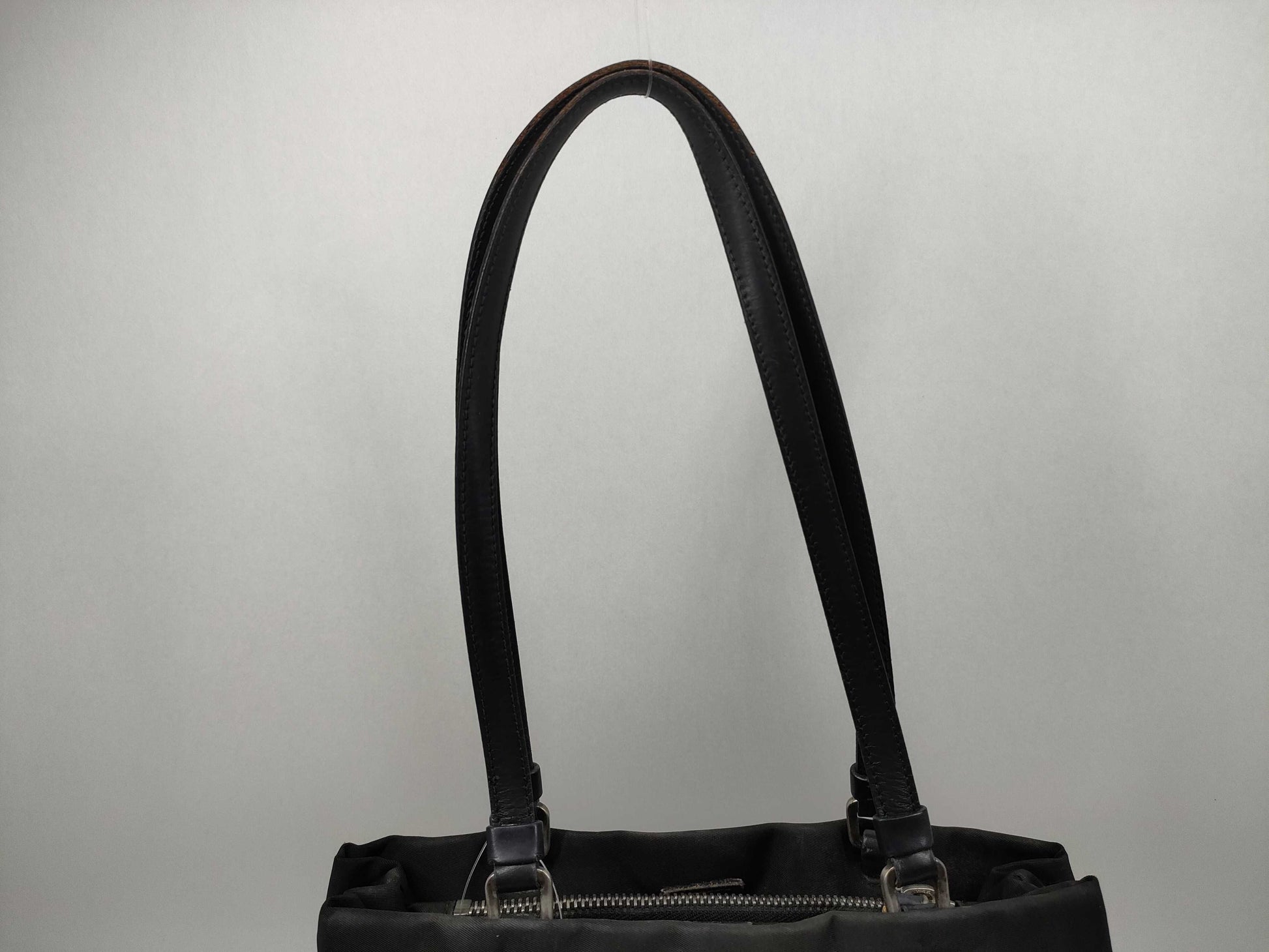 PRADA nylon hand tote bag