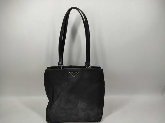 PRADA nylon hand tote bag