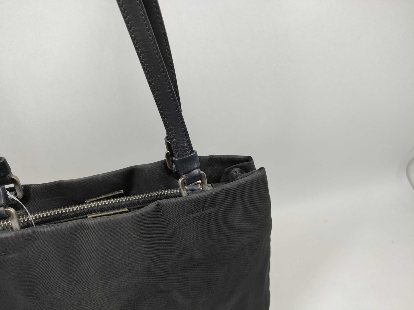 PRADA nylon hand tote bag