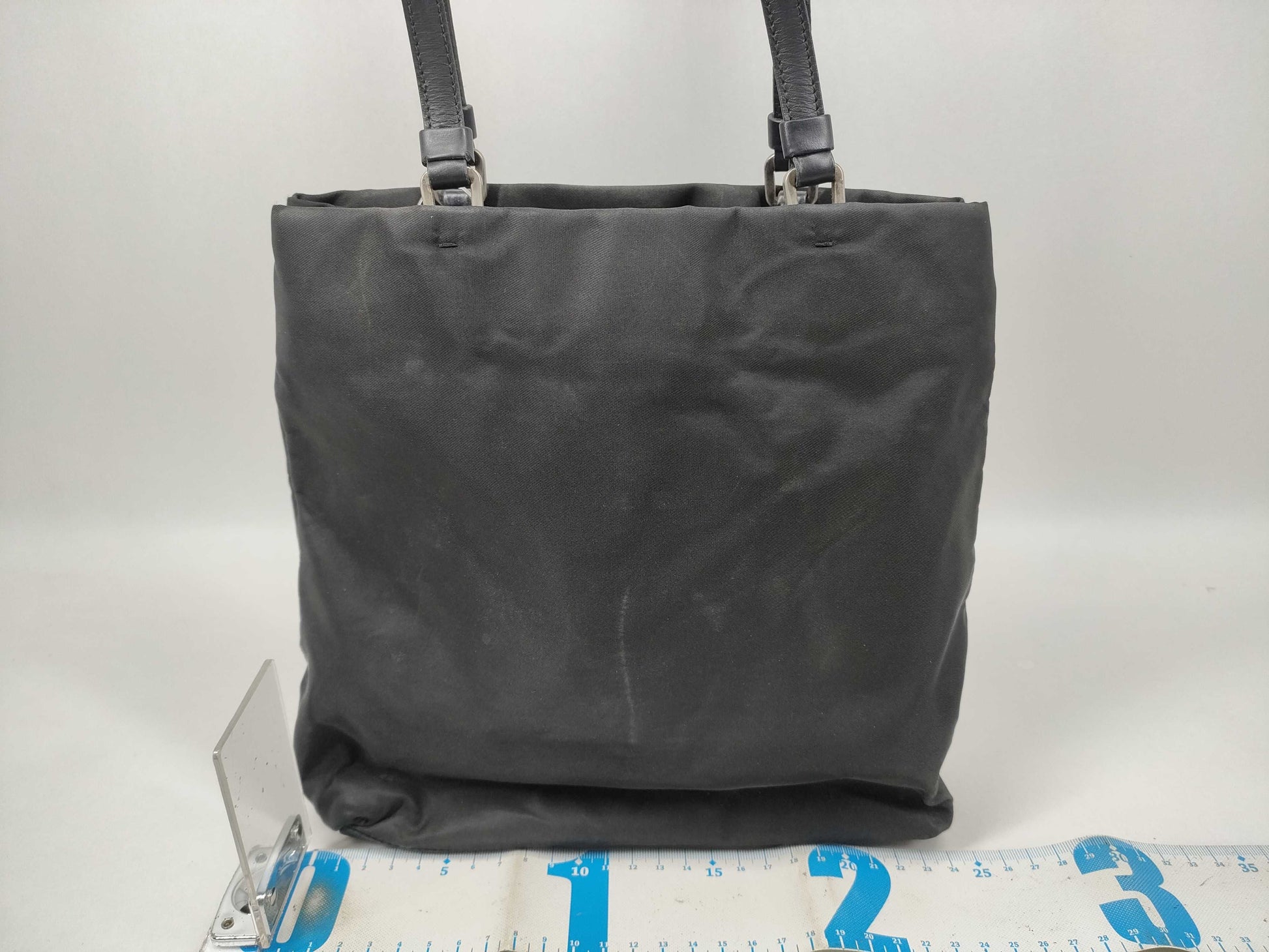 PRADA nylon hand tote bag