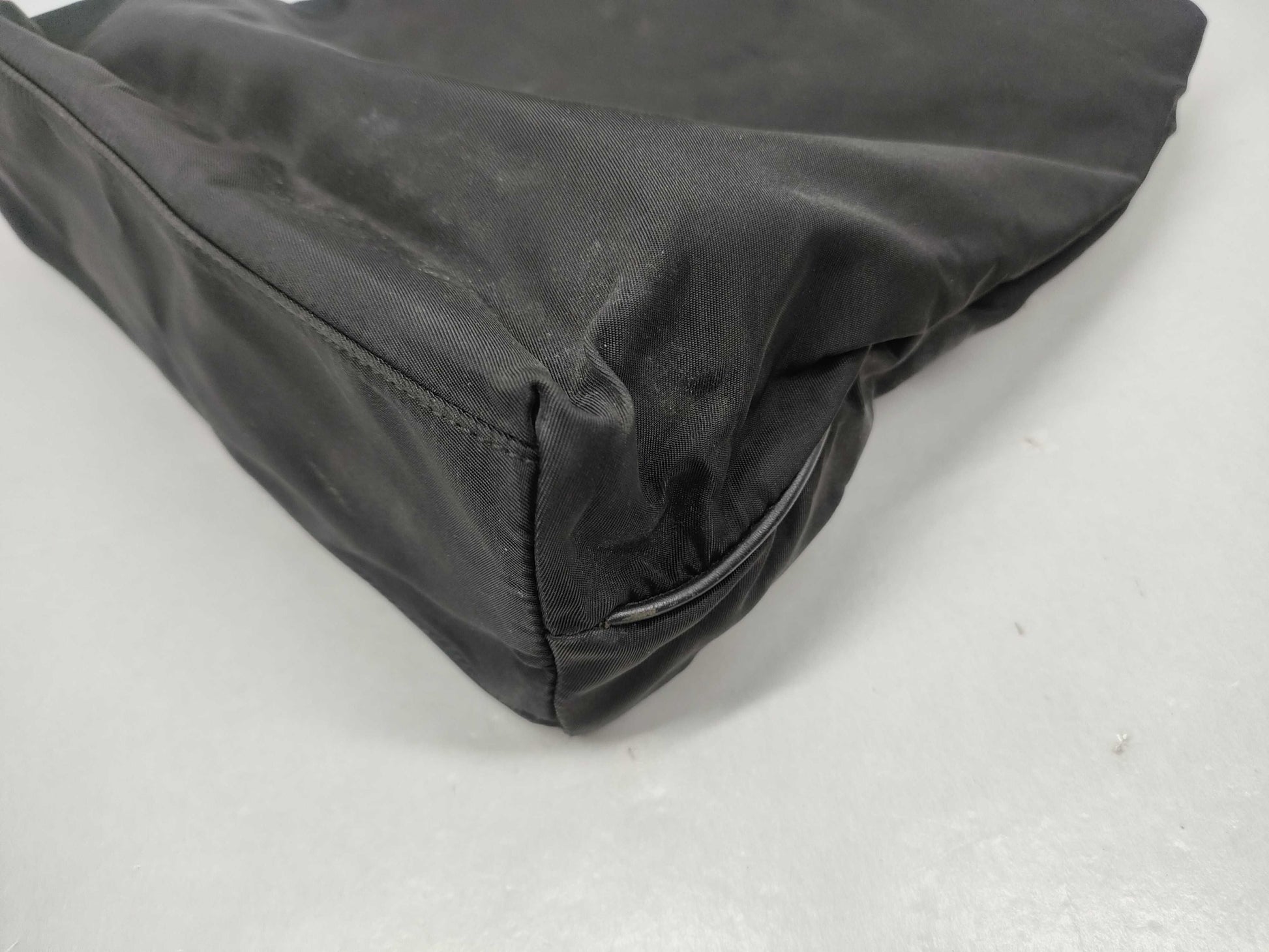 PRADA nylon hand tote bag