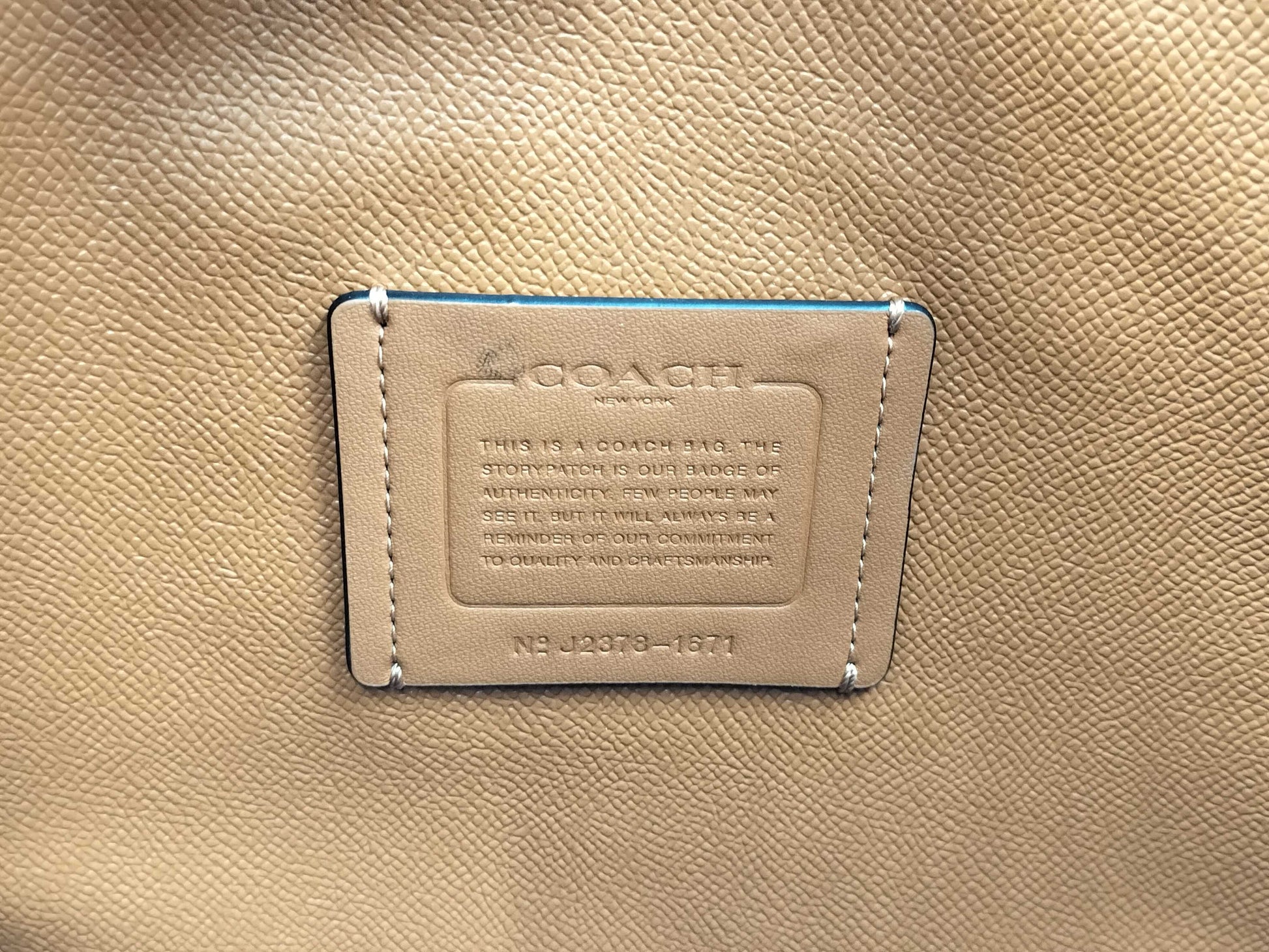 COACH 1671 Tote Bag