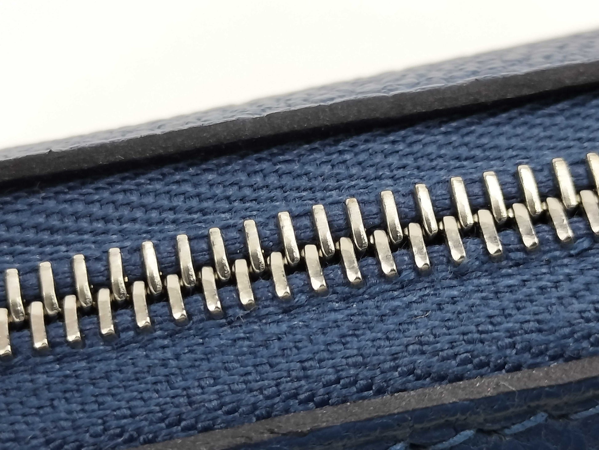 HERMES Bolide Mini Bolide Blue Tie Handbag with Stamped Silver Hardware