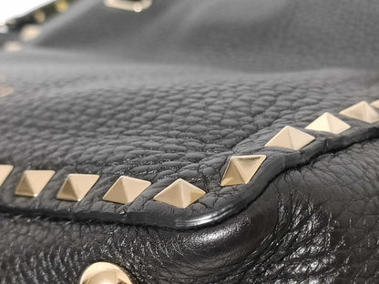 VALENTINO Black 2-Way Shoulder Handbag