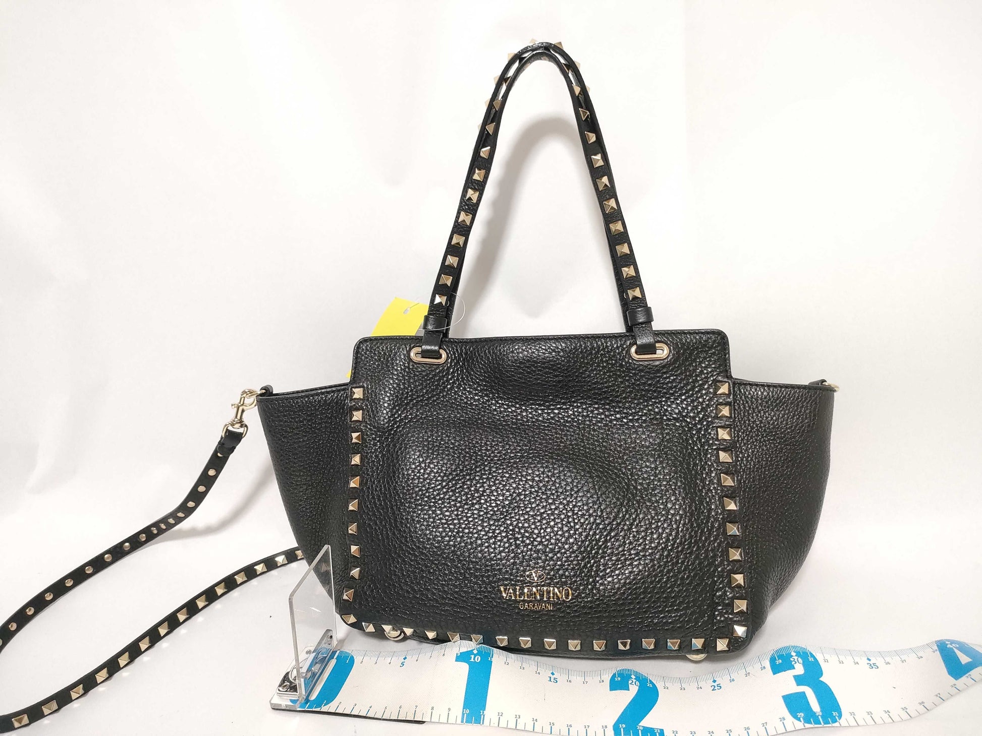 VALENTINO Black 2-Way Shoulder Handbag