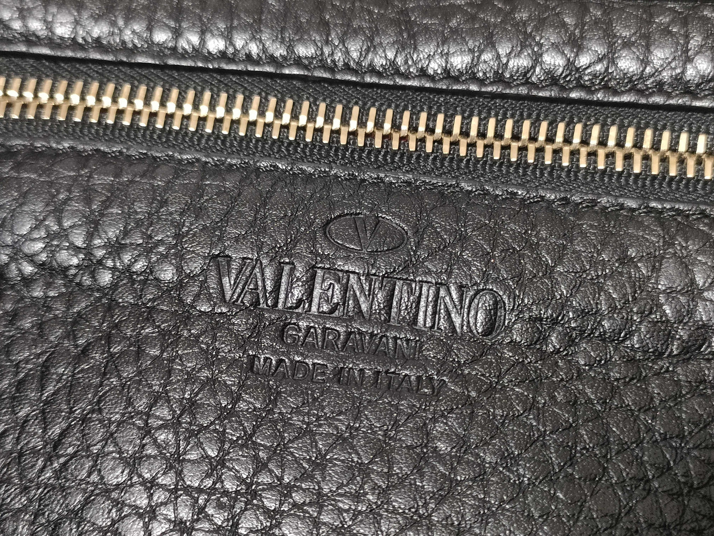 VALENTINO Black 2-Way Shoulder Handbag
