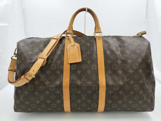 LOUIS VUITTON Monogram M41424 Keepall 55 Boston Bag