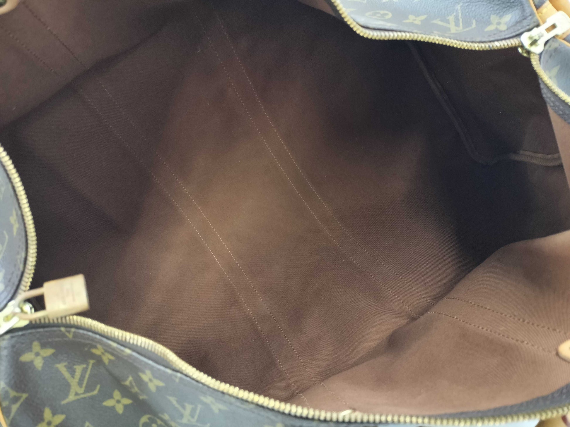 LOUIS VUITTON Monogram M41424 Keepall 55 Boston Bag