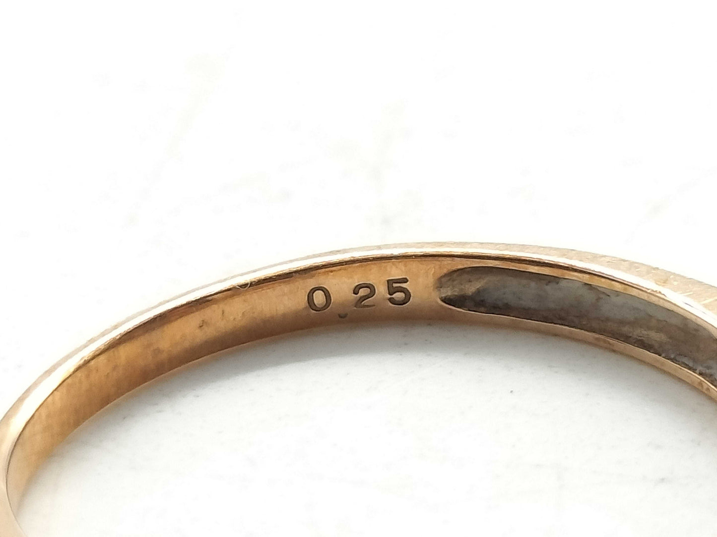 D0.25ct K10 0.9g Ring 