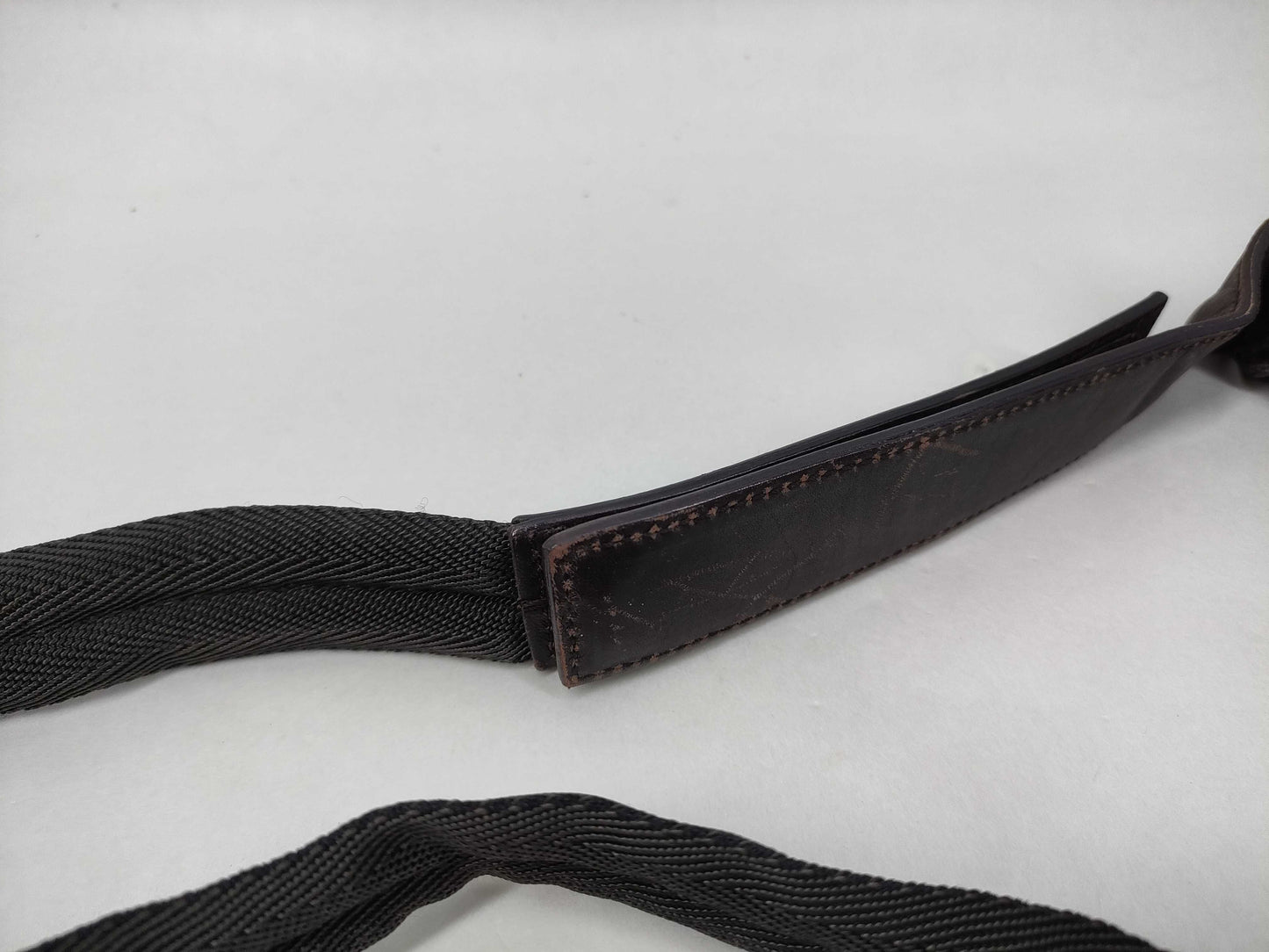 PRADA Logo Half Moon Shoulder Bag