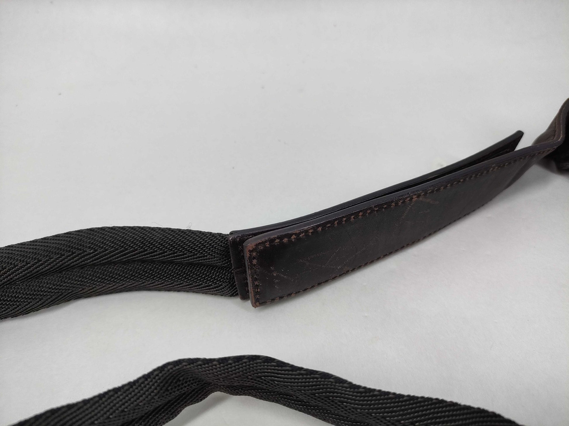 PRADA Logo Half Moon Shoulder Bag