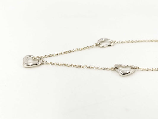 Tiffany & Co. Triple Open Heart Necklace in SV925 Silver