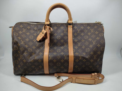 LOUIS VUITTON Monogram M41416 Keepall Bandouliere 50 Boston Bag