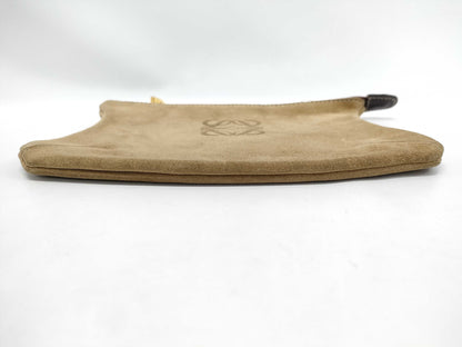 LOEWE Anagram Suede Pouch