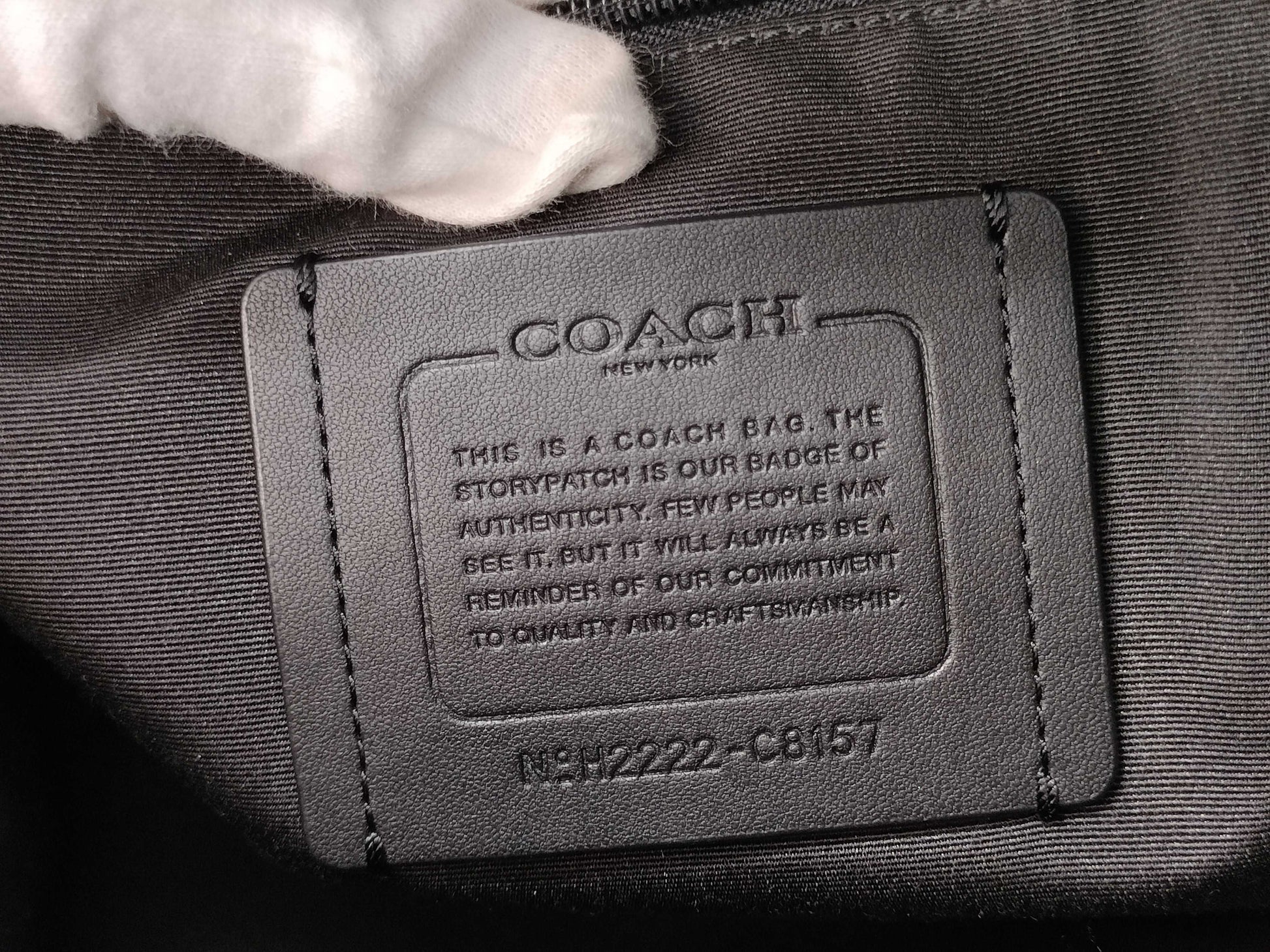 COACH Tote Bag C8157 Green Tote Bag