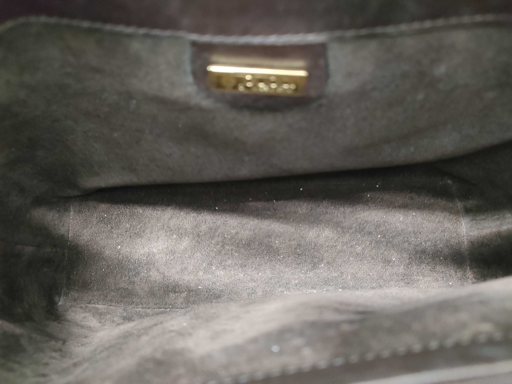 GUCCI Old/Handbag/Swivel Clasp Handbag