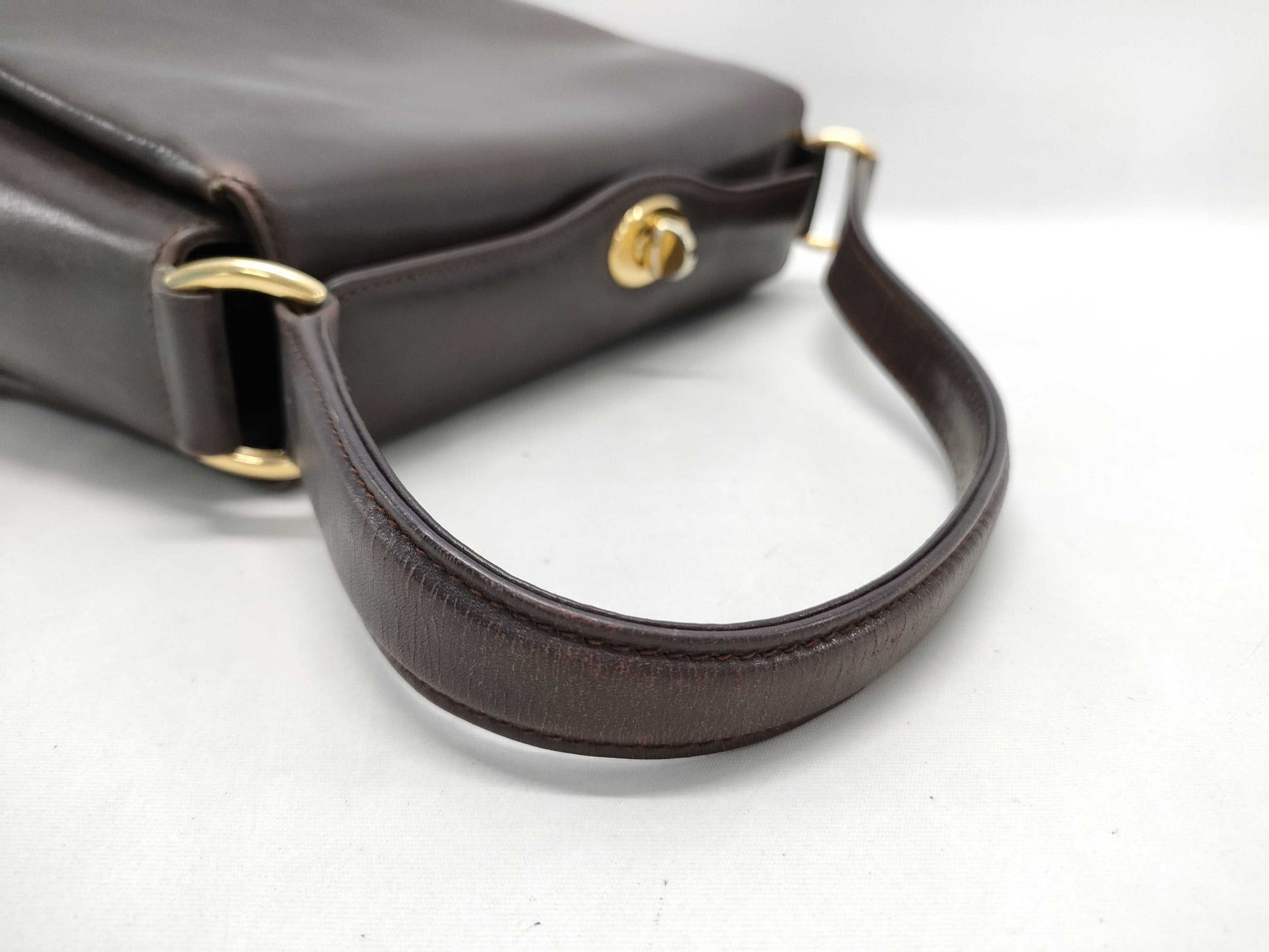 GUCCI Old/Handbag/Swivel Clasp Handbag