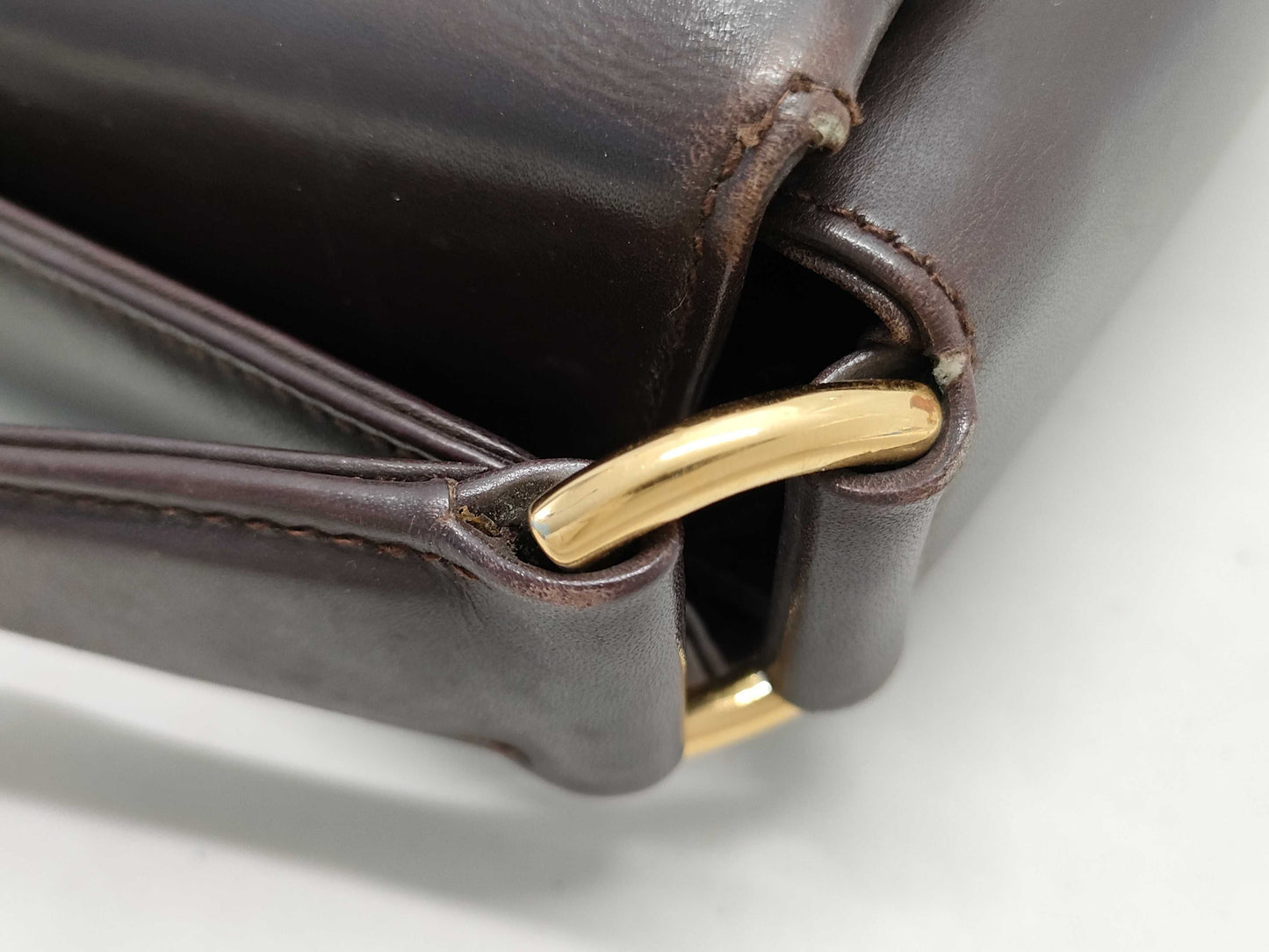 GUCCI Old/Handbag/Swivel Clasp Handbag