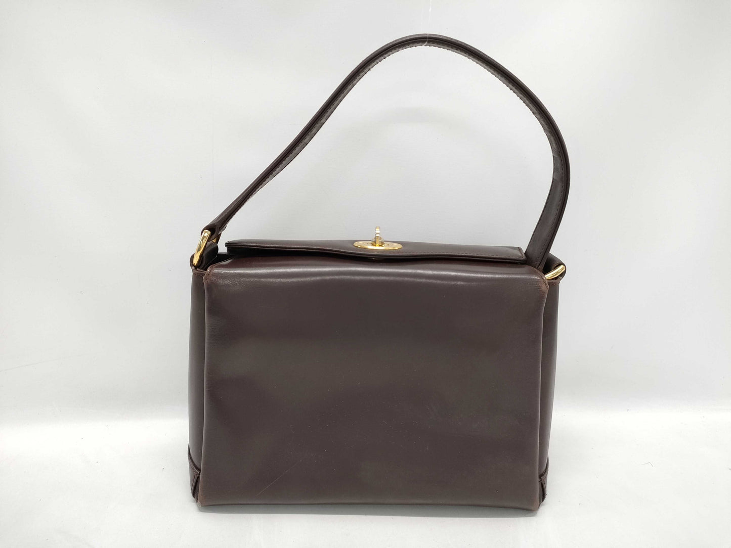 GUCCI Old/Handbag/Swivel Clasp Handbag