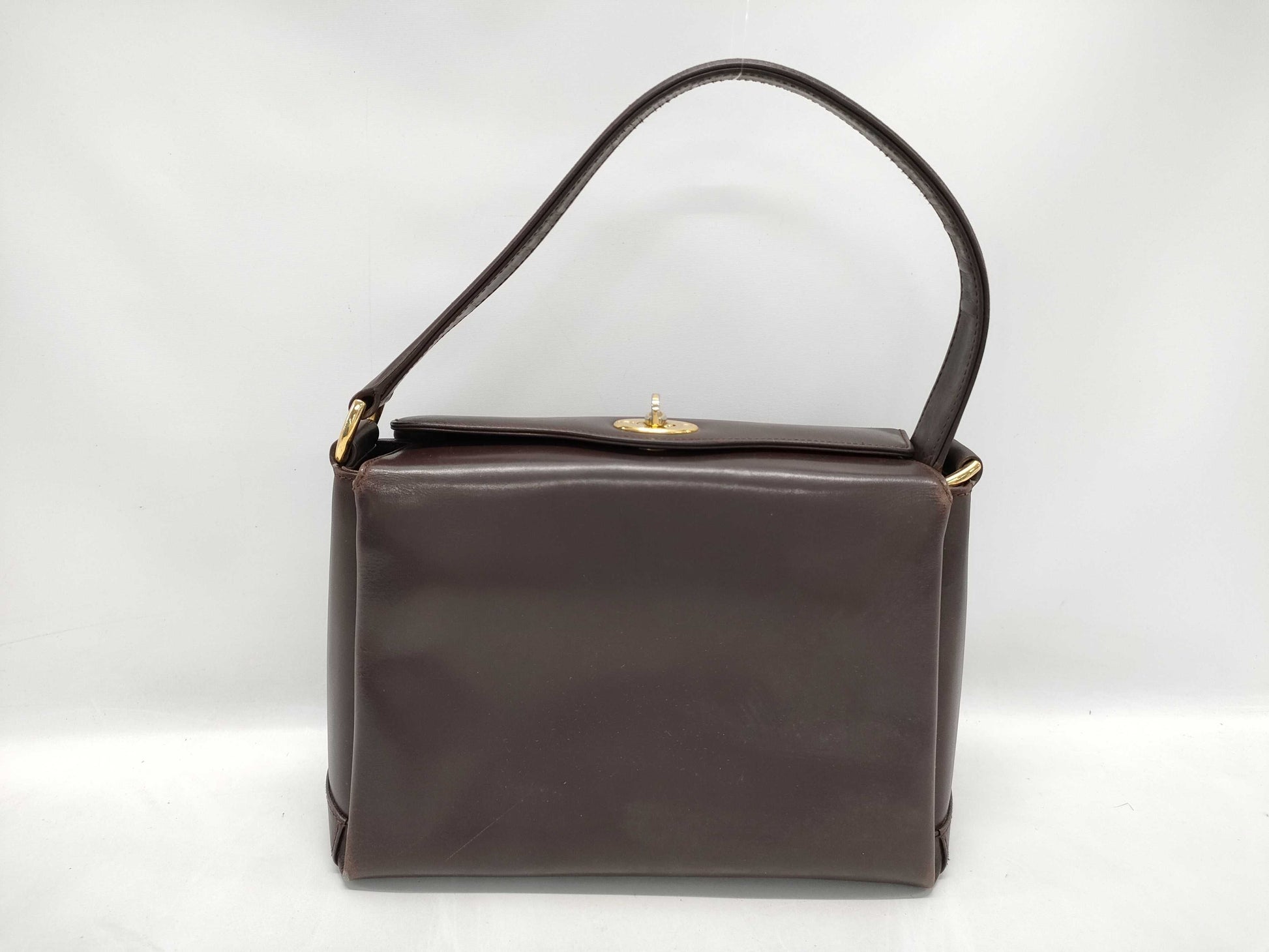 GUCCI Old/Handbag/Swivel Clasp Handbag