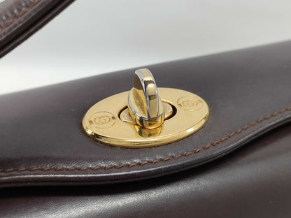 GUCCI Old/Handbag/Swivel Clasp Handbag