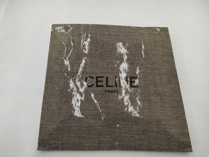 CELINE White Pattern Scarf