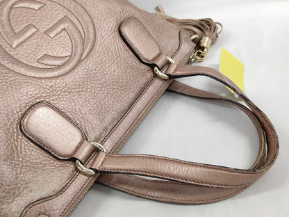 GUCCI Soho 308362 Pink Tote Bag