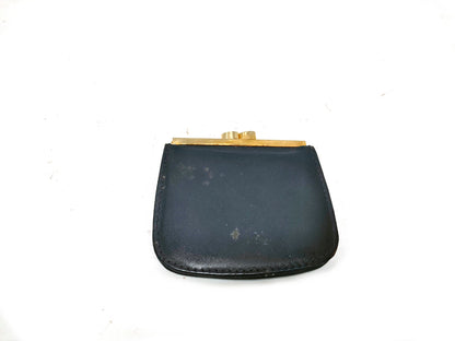 GUCCI Leather GG Metal One-Shoulder Shoulder Bag