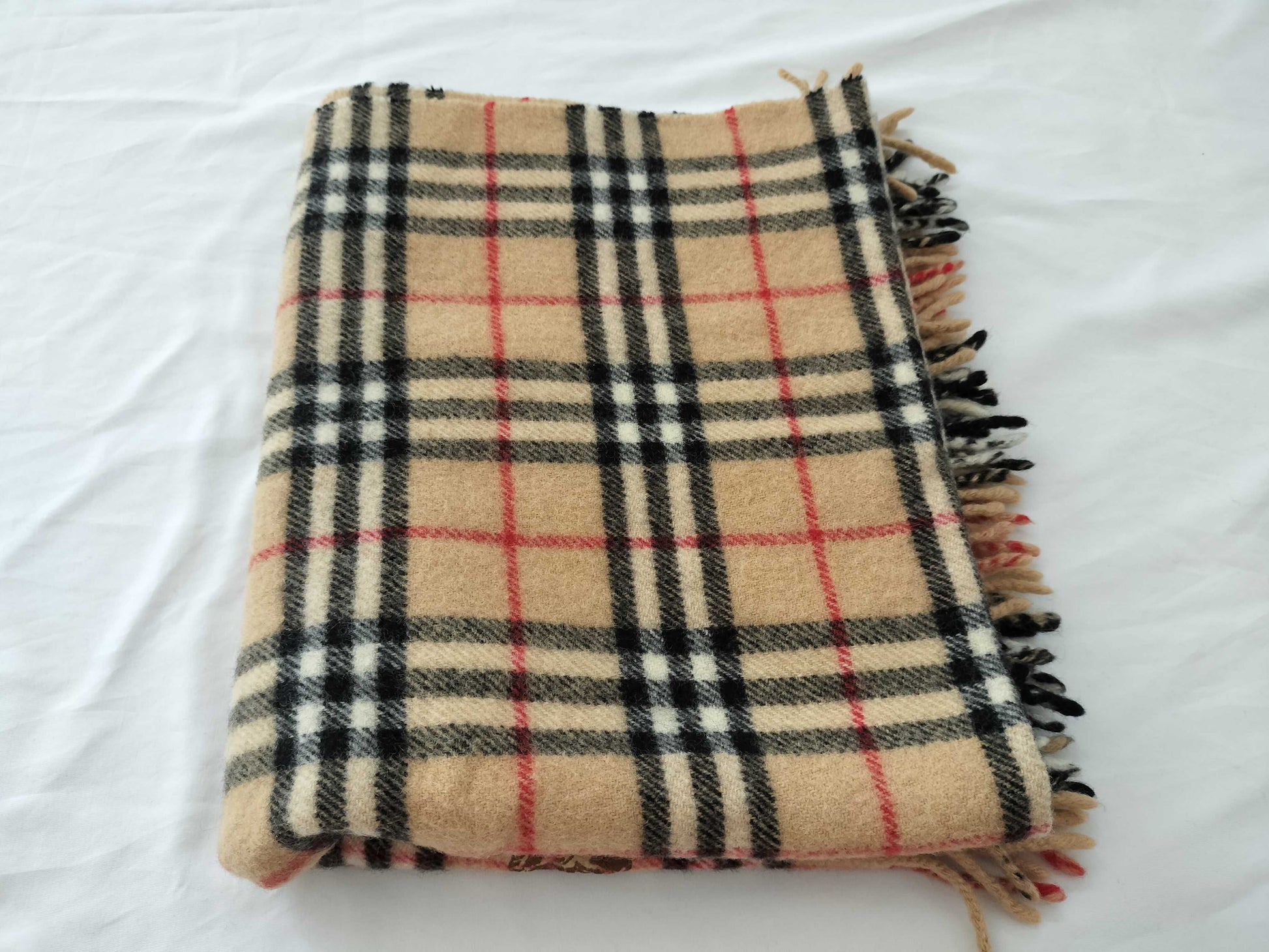 BURBERRY Check Pattern Scarf Scarf