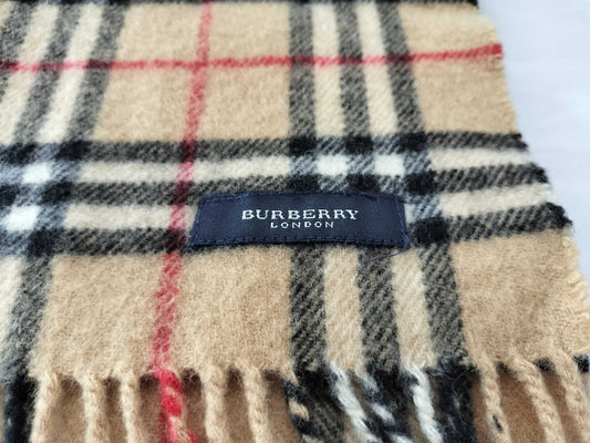 BURBERRY Check Pattern Scarf Scarf