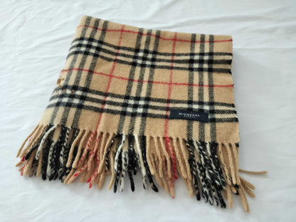 BURBERRY Check Pattern Scarf Scarf