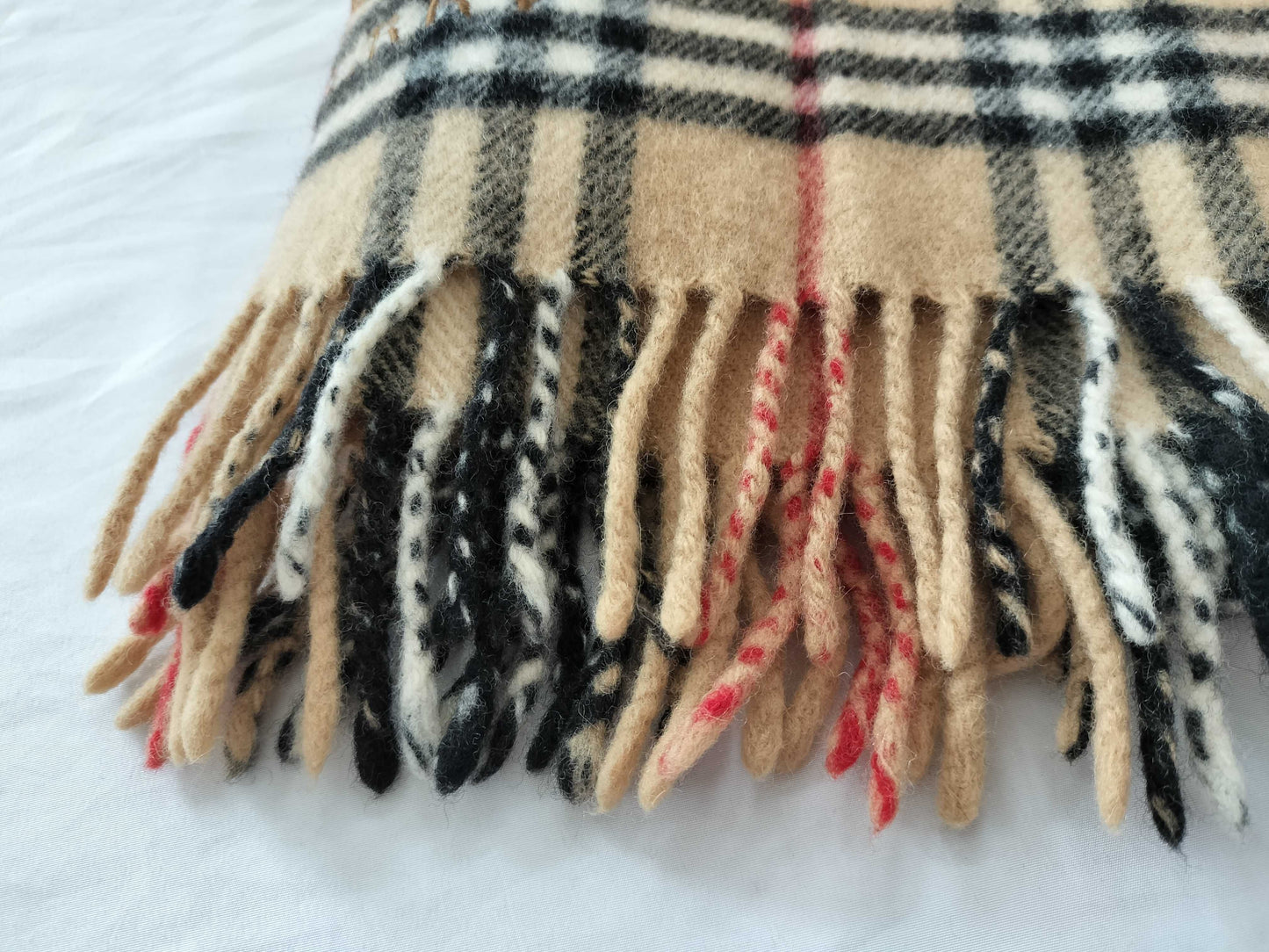 BURBERRY Check Pattern Scarf Scarf