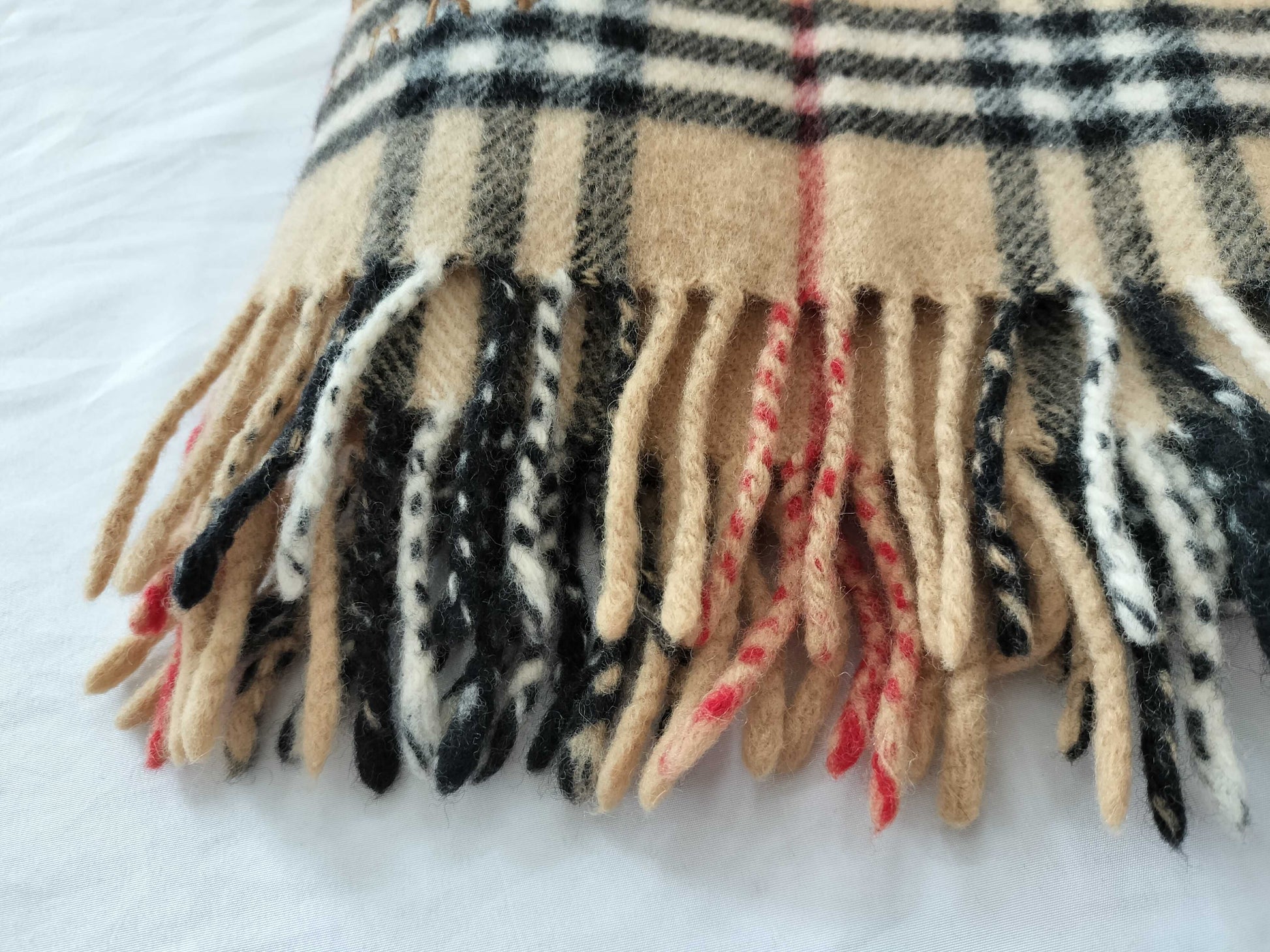 BURBERRY Check Pattern Scarf Scarf