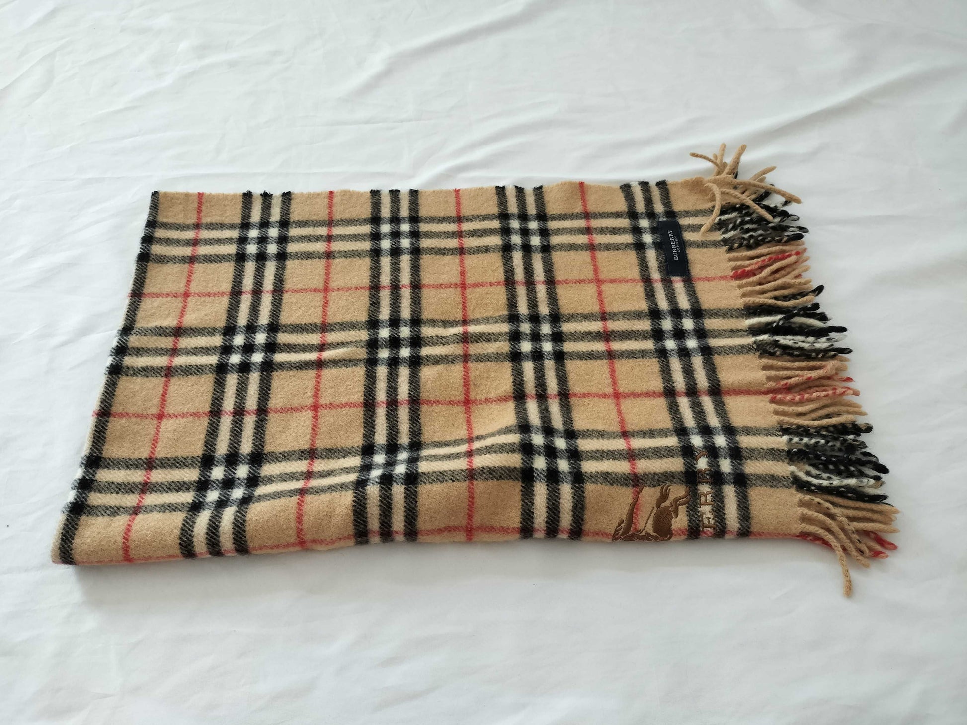BURBERRY Check Pattern Scarf Scarf