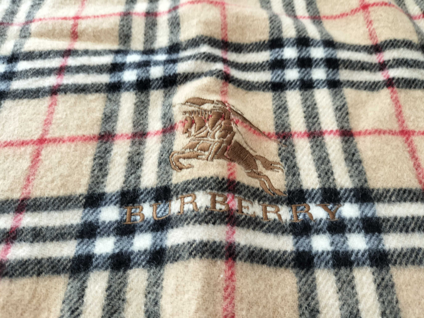 BURBERRY Check Pattern Scarf Scarf