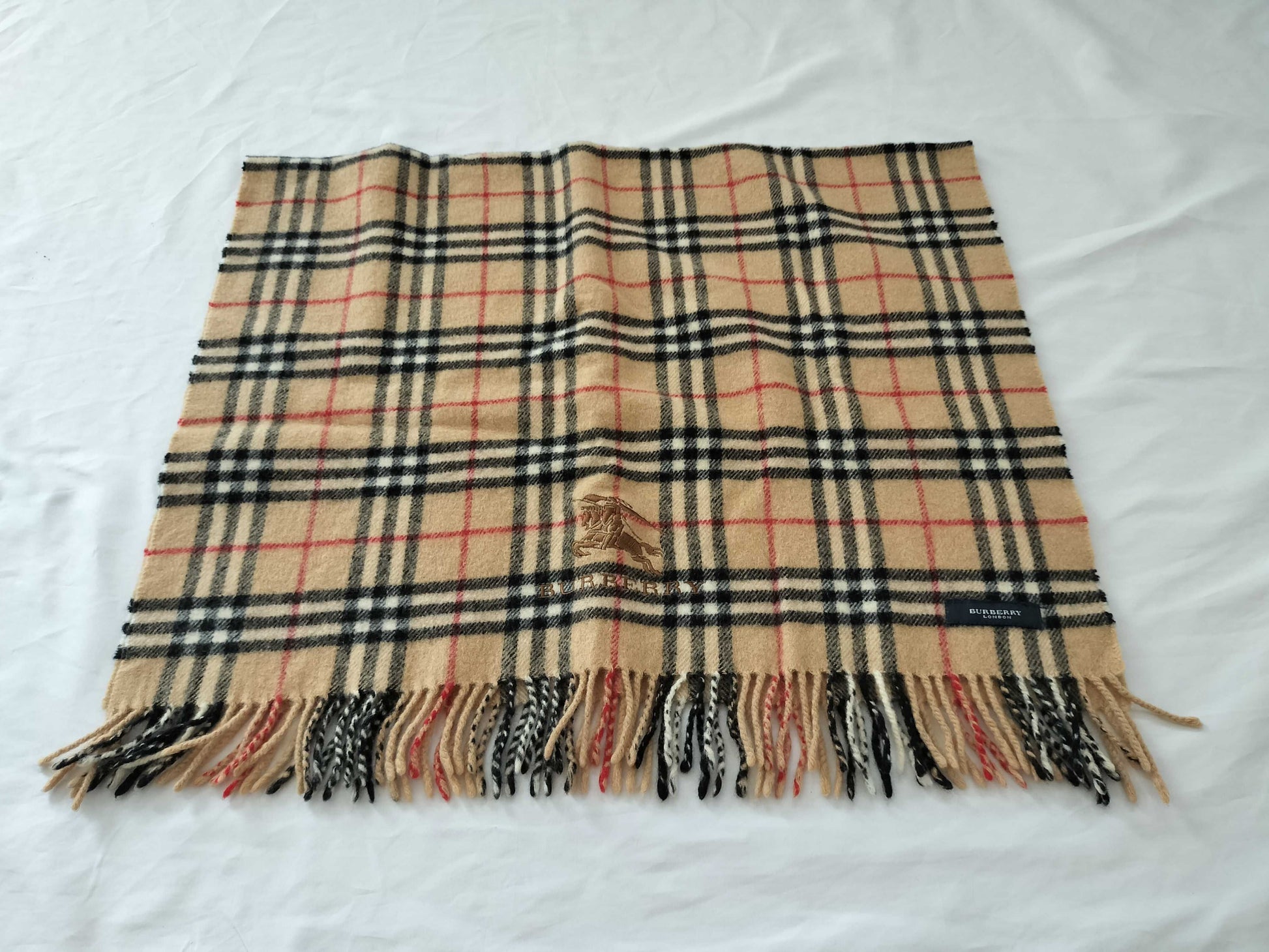 BURBERRY Check Pattern Scarf Scarf