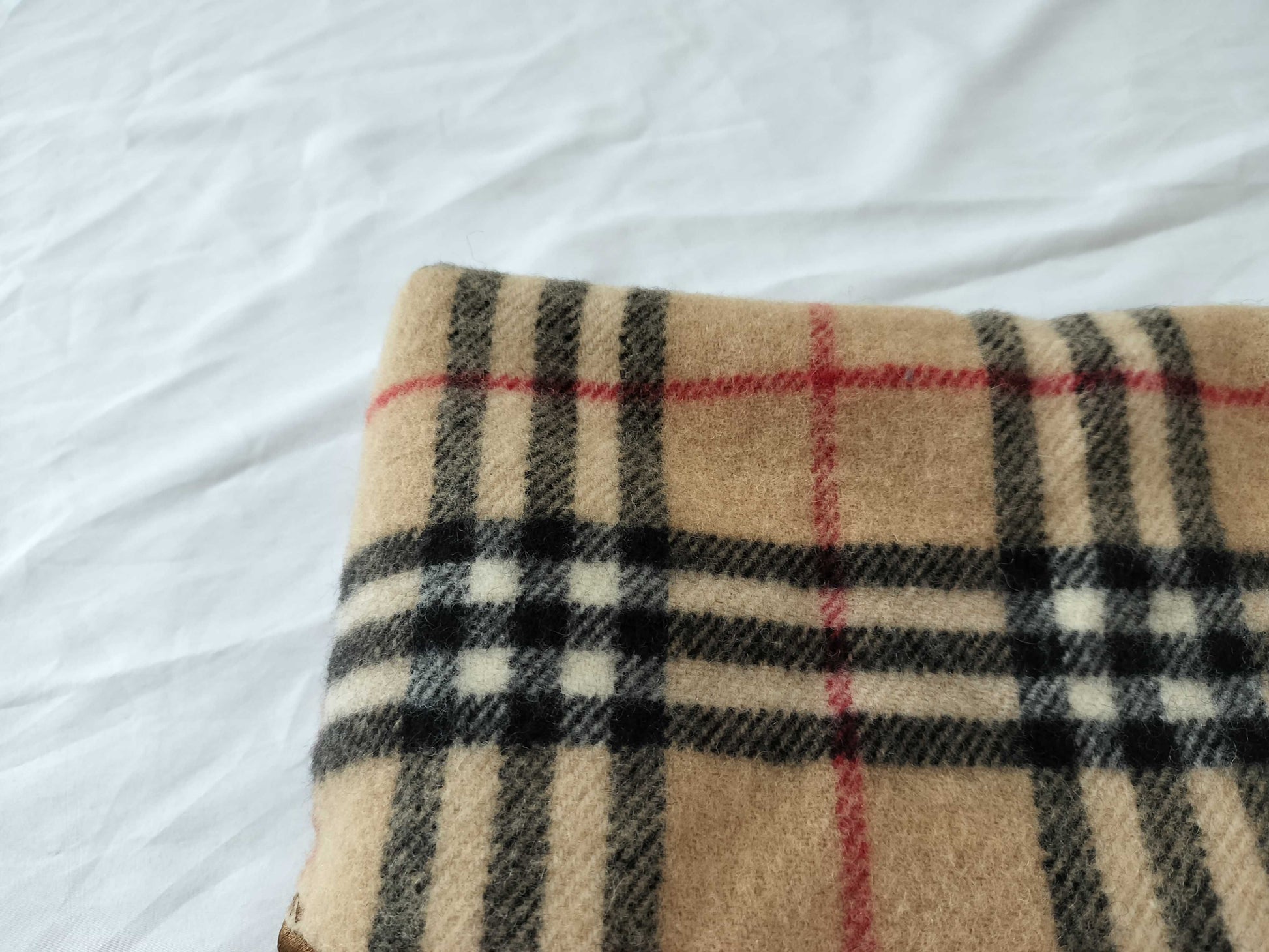 BURBERRY Check Pattern Scarf Scarf