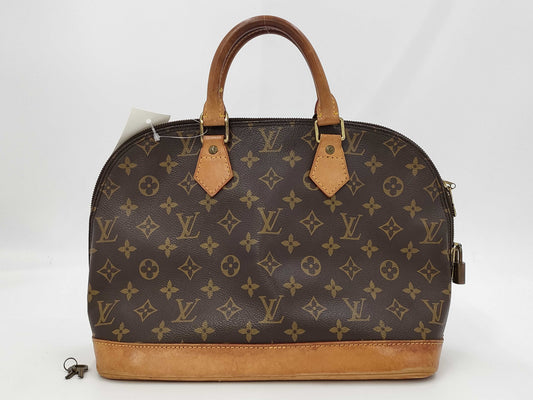 LOUIS VUITTON Monogram Alma M51130 Handbag with Cadena