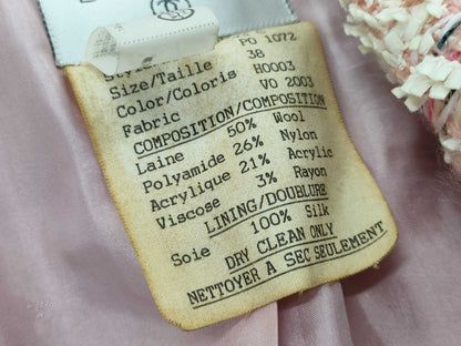 CHANEL 93C P0 1072 Coco Button Tweed JK Jacket