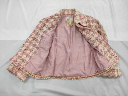 CHANEL 93C P0 1072 Coco Button Tweed JK Jacket