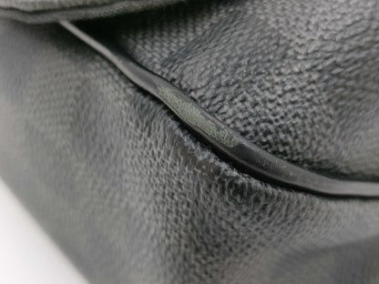 LOUIS VUITTON Damier Graphite N58029 Daniel MM Shoulder Bag