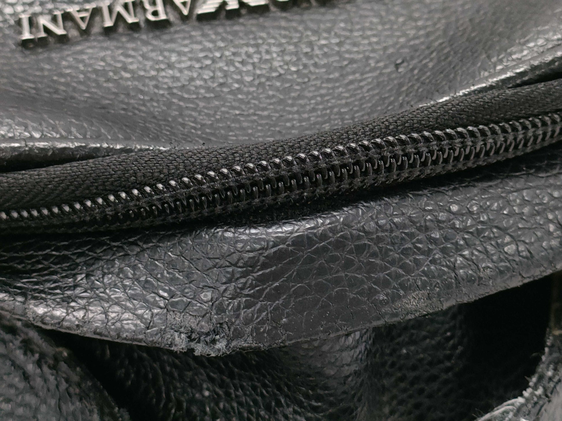 ARMANI Emporio Armani Leather Backpack