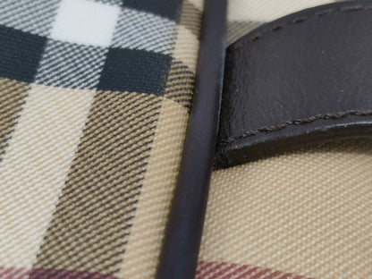 BURBERRY Nova Check Handbag Handbag