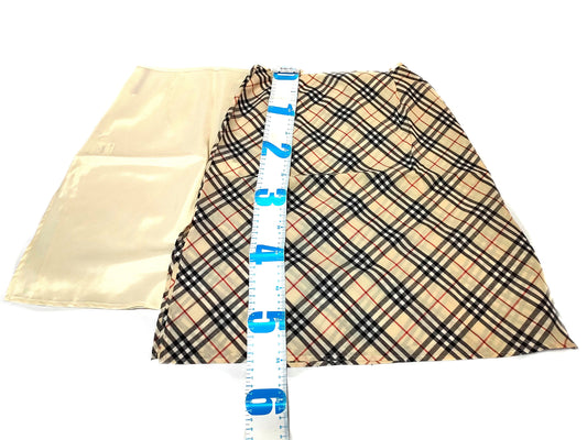 BURBERRY Blue Label Nova Check Wrap Skirt