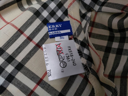 BURBERRY Blue Label Nova Check Wrap Skirt